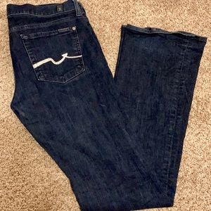 7FAM bootcut jeans sequins pockets